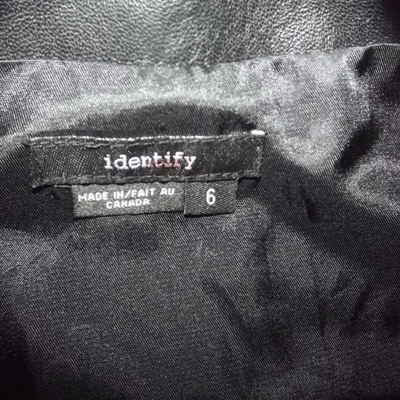 Identify Size 6 Soft Leather & Lace Sides SKIRT - Picture 7 of 8